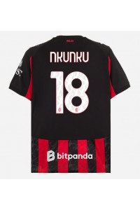 AC Milan Christopher Nkunku #18 Jalkapallovaatteet Kotipaita 2025-26 Lyhythihainen